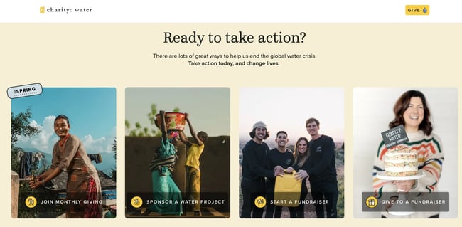 branding consistency, charitywater