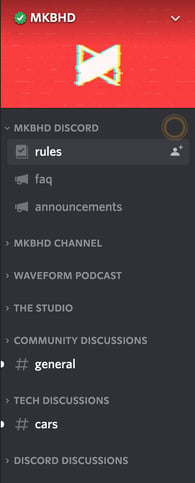 marques brownleee discord sidebar channels example