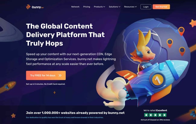 website color themes, bunny.net