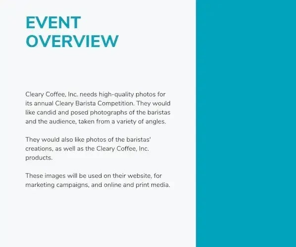problem statement of a business proposal, business proposal template
