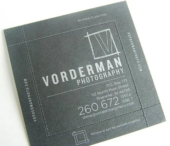 idea of business card  