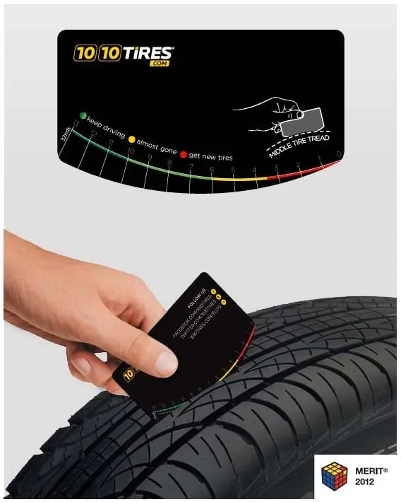 Check Your Tire Treads - business card ideas
