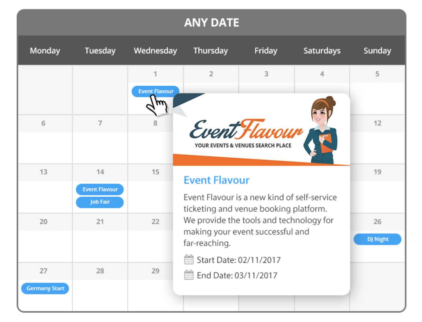 calendar add-on for WP Event Manager plugin review