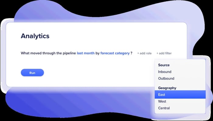 sales funnel analytics filter sorting tool demo page