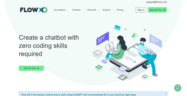 chatbot tools, flow