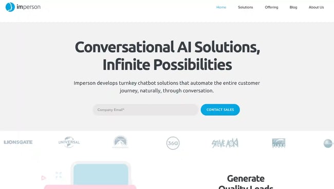 chatbot tools, imperson