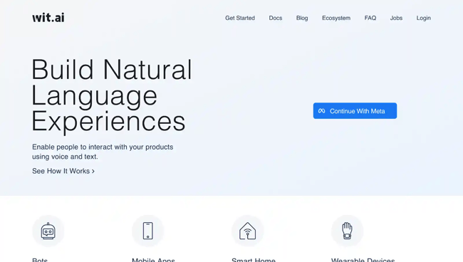 chatbot tools, wit