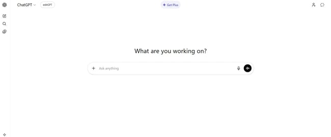 chatgpt landing page, ai content writing tool