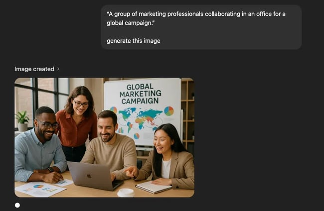chatgpt marketing image, racial bias in ChatGPT