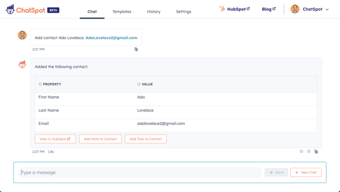 best interactive virtual assistants: chatspot