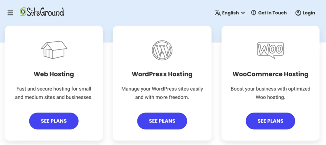 cheap web hosting platform, siteground