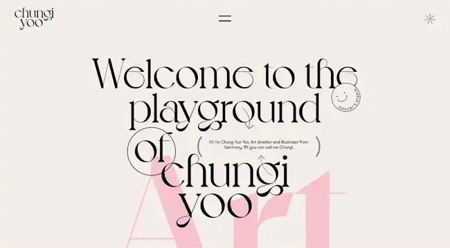 chungi yoo freelancer website design