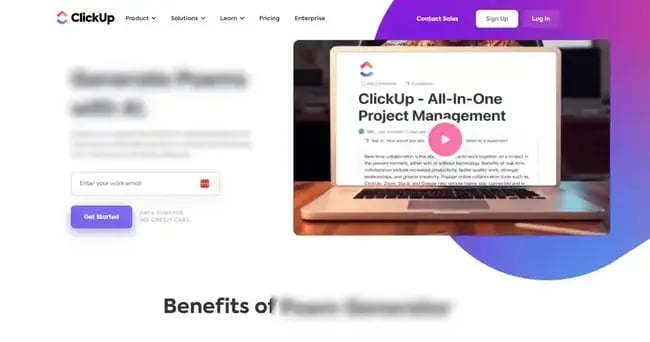 clickup using programmatic seo