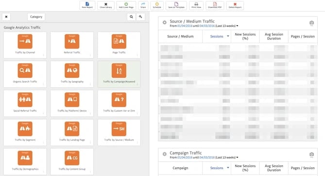 client reporting tools: megalytic