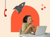salesperson cold calling during a slow season