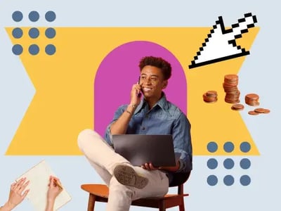 man makes cold calling mistakes at the phone 