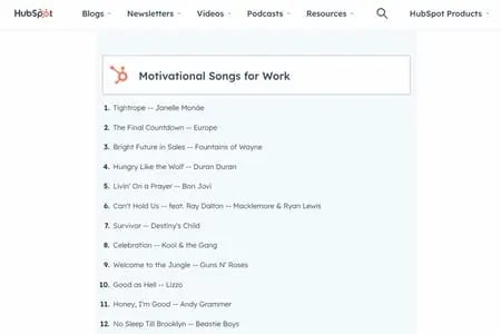 blog ideas, 51Թϡs motivational song playlist