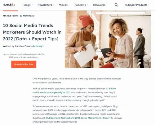blog ideas, 51Թ post on top social media trends
