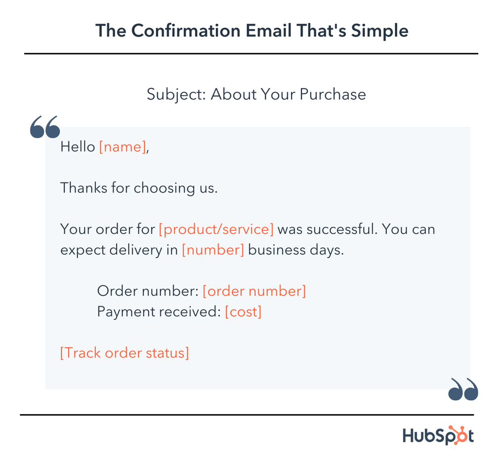 How to Send Effective Order Confirmation Emails [Examples + Template]