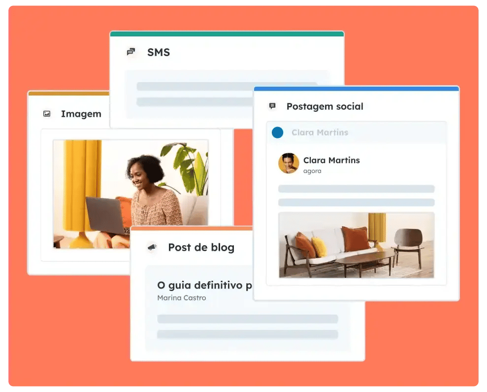 reutilização de conteúdo com IA da HubSpot