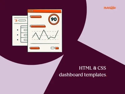 html and css dashboard templates