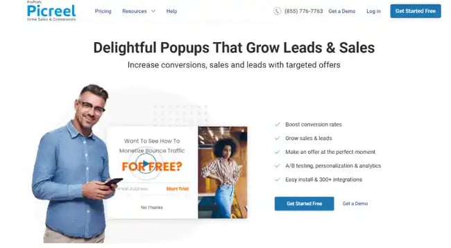 Conversion Rate Tools - Picreel