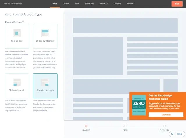 Lead Capture Tools - HubSpot