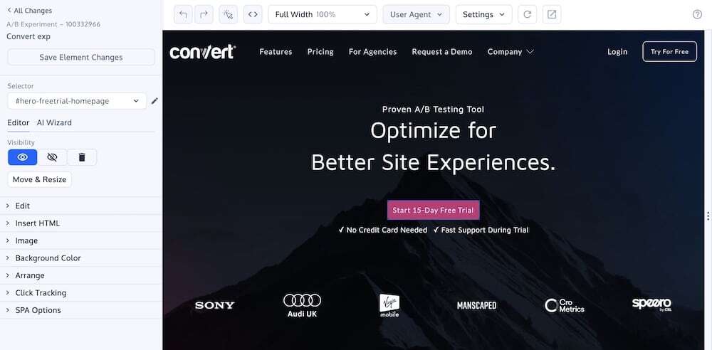 Convert App Editor