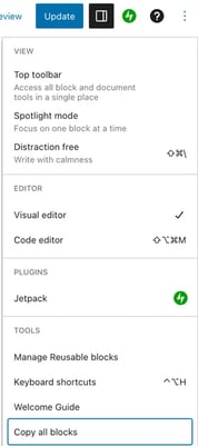 select 'copy all blocks'