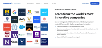 coursera business plan pricing, customer service programs