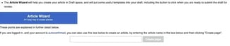 create wikipedia article, create page