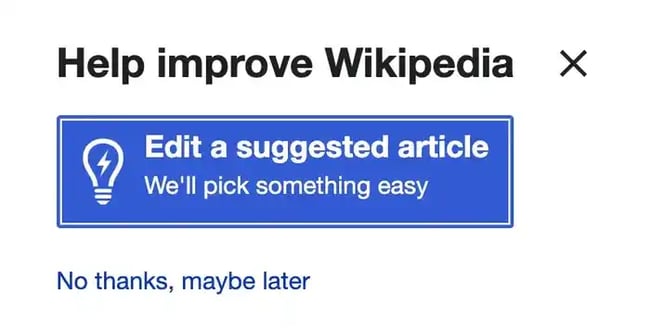 create wikipedia article, edit