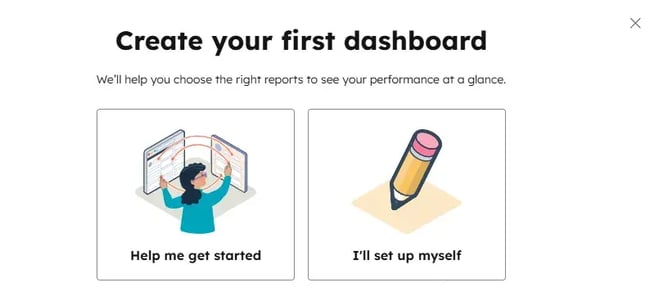 creating your first dashboard in HubSpot