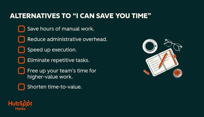 creative ways to say save money, time and efficiency