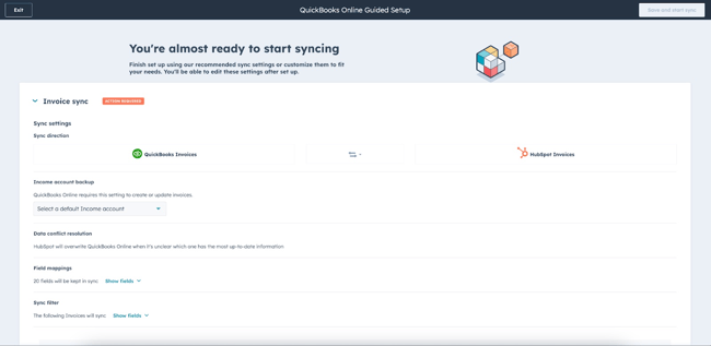 crm for contractors — hubspot and quickbooks online integration setup