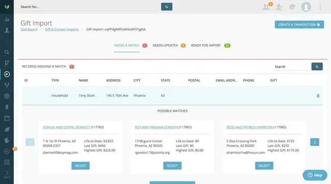 crm software for small nonprofits - donorperfect