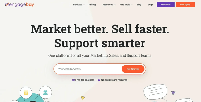 crm systems, engagebay