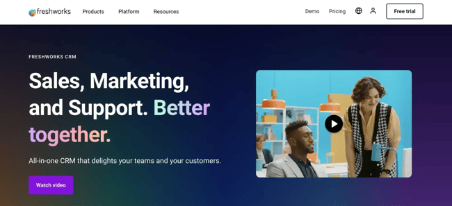 crm systems, freshworks