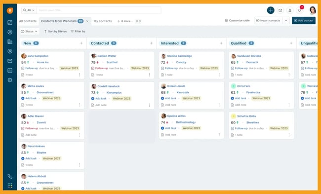 crm with automation, freshsales