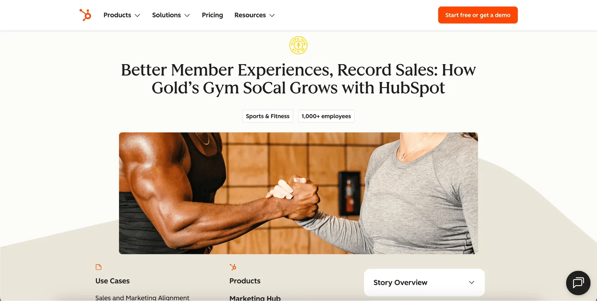 CRM for gyms case study: Gold's Gym SoCal