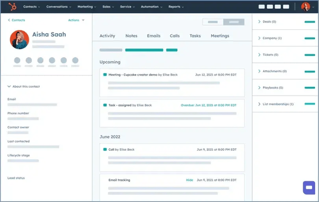 crms for landscaping businesses, hubspot