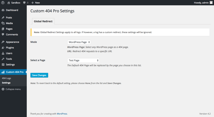 custom 404 pro wordpress plugin