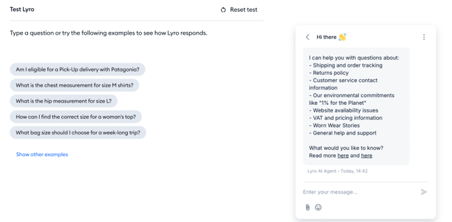 customer agent tools, tidio lyro dashboard for automating customer chat responses