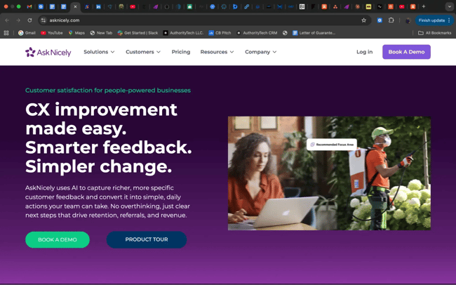 customer feedback tool, ask nicely