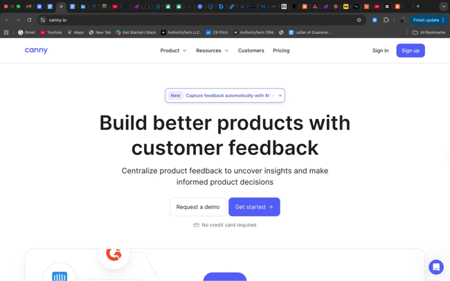 customer feedback tool, canny