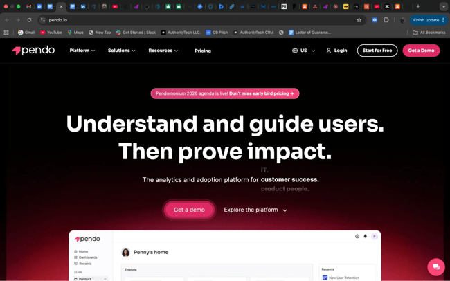 customer feedback tool, pendo