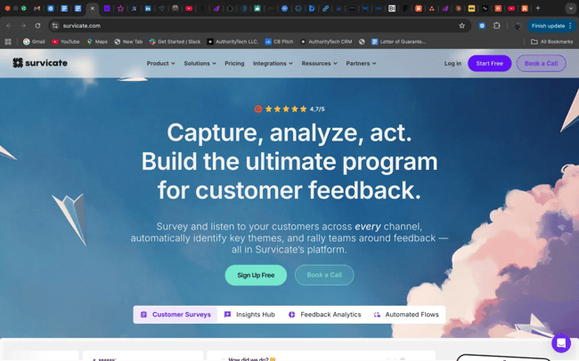 customer feedback tool, survicate