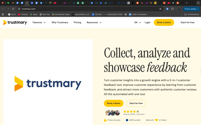 customer feedback tool, trustmary