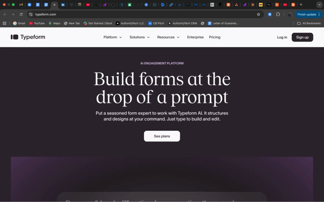 customer feedback tool, typeform