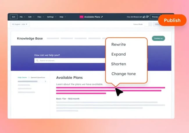 customer service ai automation help desk